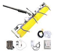 Solar Panel Cleaning Kit with Telescopic Pole and Water Pipe, Efficient Dust and Dirt Removal for Enhanced Energy Efficiency