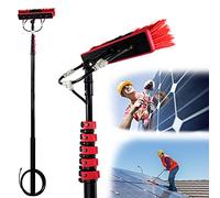 Solar Panel Cleaning Kit with Water-fed Telescopic Pole, 5.4m/18ft & 3.6m/12ft Window Cleaning Brush, Perfect for Photovoltaic Surface Care