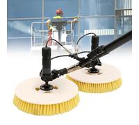 Solar Panel Cleaning Machine: DualHead Brush for Photovoltaic Panels 5.5m Pole Kit for Efficient Roof Solar CleaningUltimate Solar Maintenance Solut.