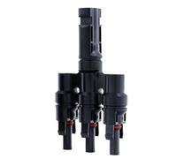 Solar Panel Connectors 3-Way Waterproof Parallel Connection Adapter