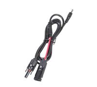 Solar Panel Connectors to Adapter Cable 5.5mmx2.1mm 16AWG | Solar Panel Charging Cable 16AWG Heavy Duty Waterproof for Portable Power Station Solar Generator Adapter Plug