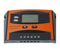 Solar Panel Controller 20A 12V 24V Dual USB Port High Efficiency LCD Display Function Battery Charging Regulator Short Circuit Solar Controller