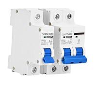 Solar Panel DC Circuit Breaker MCB 250V/500V/750V/1000V 2P 3P 4P 16A 32A 50A 100A 125A non polarized PV System(3P DC750V,6A)