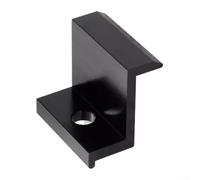 Solar Panel End Clamps 4Pcs Aluminum Alloy for PV Mounting Systems Compatible with Panel Thickness 30mm to 45mm and Frame Heights 30 40mm (40mm)