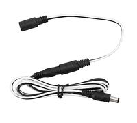 Solar Panel Extension Cable, Stable Connection DC Extension Connector Cable High Temperature Resistance Safety Guarantee Plug and Play for LED Lights (1m / 3.3ft)
