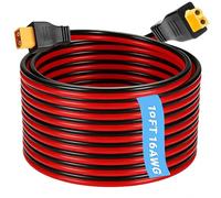 Solar Panel Extension Cable XT60 to XT60 Female Male Connector for Ecoflow Delta River Max Bluetti Anker SOLIX Portable Power Station Generator 160W 220W 400W RC LiPo Battery Power Adapter Lead 10FT