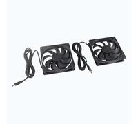 Solar Panel Fan Kit, 10W 800MA Outdoor Solar Ventilation Fan Dual Air Extractor Outdoor Ventilation Equipment for Greenhouse, Pet House, Tree House, RV
