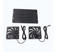 Solar Panel Fan Kit Dual Air Extractor Outdoor