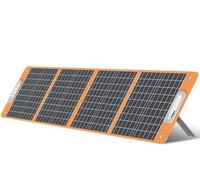 Solar Panel Foldable 100 W 18 V Solar Module, Flexible Solar Panel Camping Portable Monocrystalline Solar Panels, Solar System Complete Set with Type C QC3.0 for Caravans, Camping, Balcony, Garden