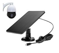 Solar Panel for Camera | 10W Outdoor Solar Charger | Quiet Continuous Power Supply Panel | Weather Resistant Charging Accessory | Efficient Renewable Energy Charging Solution | Reliable Outdoor Power