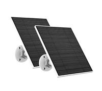 Solar Panel for Eufy Camera, 5W Solar Panel Charger Compatible with EufyCam, 5V Solar Panel with 9.8ft Charging Cable, IP65 Waterproof, Adjustable Wall Mount(2 Pack)