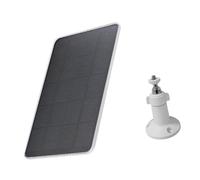 Solar Panel for Outdoor Camera Doorbell Featuring Single Crystal Substance and 6V 3W Energy Output Adjustable Solar Panel for Security Camera