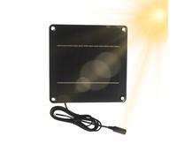 Solar Panel for Outdoor Lights 24W 12V - Backyard Solar Panel - Waterproof with 5521 DC Port for Security Cameras Backyard Patio Lamp Camping Garden Outdoor