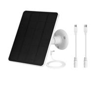 Solar Panel for Outdoor Security Camera,5W Waterproof Solar Panels Charger for Ring Spotlight Cam Plus/Pro