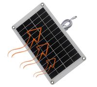 Solar Panel for Outdoor Security Cameras - Efficient Charger for Electronic Devices and Outdoor Lights Ideal for Camping Garden and Outdoor Activities