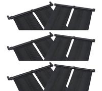 Solar Panel for Pool Heating, Pack of 12, 80 x 310 cm, Polyethylene Swimming Pool Heater, Water Heating, Solar Collector, Heat Exchanger for Garden Pool and Whirlpool
