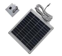 Solar Panel for Ring Camera - 50W 12V Type-C Waterproof Camping Gear - Type-C Solar Panel Charger - for Gear Hiking Travel Road Trip RV Car Beach Farm Festival Storm Blackout Urgency