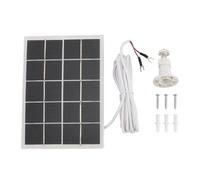 Solar Panel for Ring Doorbell, 3W Monocrystalline Silicon Panel Solar Charger for Video Doorbell 4 3 Plus 2, for Security Camera, Bird Feeder (White)