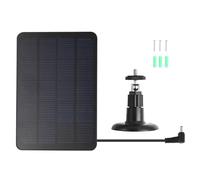 Solar Panel for Security Camera, 10W IP65 Waterproof Adjustable Solar Charger with 9.8ft Cable, Continuous Solar Power Supply for Ring Spotlight Cam & Ring Stick Up Cam