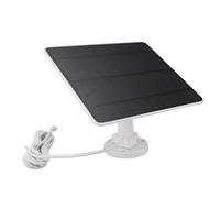 Solar Panel for Security Camera, 12W USB Solar Panel Adjustable Wall Mount Outdoor Solar Panel Charger for Doorbell Fan Flashlight Small Motor