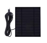 Solar Panel for Security Camera - USB Type C 6W Efficient Solar Charger, Portable Lightweight Device, Durable Weatherproof Panel, Practical Energy Solution, Outdoor Accessory, Universal Device C