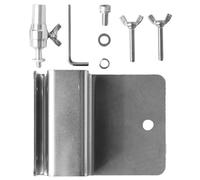 Solar Panel Gutter Mount - 3 x 2.4 x 1.2 Inch Security System Bracket | Solar Panel Eaves Mount Bracket | Outdoor Camera Mount for Home, Commercial, Industrial, Shopping Mall, A