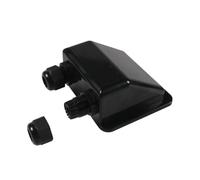 Solar Panel Junction Box Waterproof | Solar Panel Cable Entry Gland,Industrial-Grade Material Mounting Brackets for Garage, Cottage, RV, Vehicle, Ship