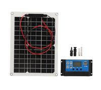 Solar Panel Kit 15W High Efficiency Solar Charger with 50A Controller for RV Camping Outdoor Power Supply ABS Material 11x15 Inches