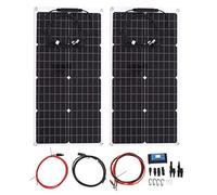 Solar Panel Kit 50W 18V Monocrystalline, IP65 Waterproof, Controller Included - High Efficiency, Durable Design, Ideal for RV and Camping Power