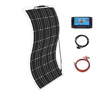 Solar Panel Kit 800W, Flexible Monocrystalline Panel with 60A Controller for Home Caravan Boat