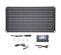 Solar Panel kit, Featuring a 25W Fast Charging Solar Panel and a 100A Adaptive Solar Voltage Regulator, for use in Cars, RVs, and Boats