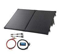 Solar Panel Kit Folding Portable Mono Solar Panel with Stand for Camping RV Outdoor Use (80w)
