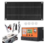 Solar Panel Kit for Car, Solar Panel Kit, Efficient Solar Panel Set, Portable Solar Panel Set with 18V Output, 600W and 100A Efficiency for Outdoor Camping, Motorhome, Car