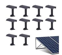 Solar Panel Mount, 30mm Water Guide and Mud Discharge Clamps, Solar Panel Mounting, for House RV Balcony Pool Fence Garage Boat Greenhouse Farm Residential Industrial
