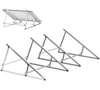 Solar Panel Mount Brackets, 46 inch Adjustable Solar Panel Mount with Foldable Tilt Legs, Suitable for 2-4pcs 180 200 300 400 500 Watt for Roof, RV, Boat (117cm Upgraded and Reinforced 46inch 2 Sets)