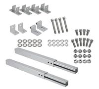 Solar Panel Mounting Brackets | 10-15 Degrees Solar Battery Tilt Rack,Adjustable Panel Bracket | for RV Marine Balcony Garden Outdoor Roof Camping