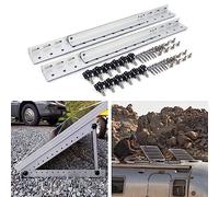 Solar Panel Mounting Brackets - Adjustable Aluminum Alloy Stand for Photovoltaic Modules - Ideal for Off-Grid and Grid-Connected Homes