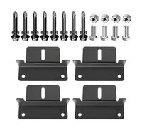 Solar Panel Mounting Brackets Aluminum Mounts Set for Trailer Roofs & Wall Easy Installation Mounting
