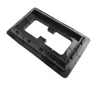 Solar Panel Mounting Brackets for RV Caravan Boat - Adjustable White Black Bracket Set with 6-Pack ABS -Resistant Hardware for Flat Roofs and Yachts(Black)