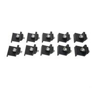 Solar Panel Mounting End and Medium Clamps 4pcs/10pcs for 30mm/35mm Modules (10Pcs 30mm End clamp)