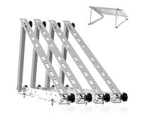 Solar Panel Mounting kit, 2 Sets 28 inch Adjustable with Foldable Tilt Legs, Suitable for 2-4pcs Solar Panel, for RV, Roof, Boat, and Off-Grid
