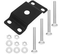 Solar Panel Pole Mounting Bracket for Street Light, Iron Black | Stable in Windy Conditions, Easy Installation, UV Resistant Support, Outdoor Use on Countryside Roads