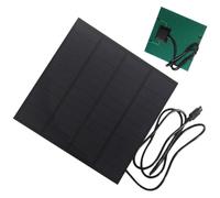 Solar Panel - Polysilicon 14.5x14.5cm 20W 12V | Security Camera Battery Charger | Outdoor Power Panel Backup Energy for Backyard Shed Barn Garden Pathway Farm Lights Security Systems