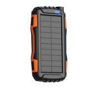 Solar Panel Power Bank,Solar Power Bank Portable Charger | 42800Mah Lightweight Fast-Charging Camping Accessories for Monitor Computer Outdoor Supply Security Camera Phone Devices Travel