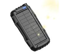 Solar Panel Power Bank - Versatile Power Bank Solar Charger | 42800Mah Lightweight Fast-Charging Camping Accessories for Monitor Computer Outdoor Supply Security Camera Phone Devices Travel