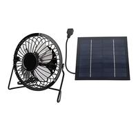 Solar Panel Powered Fan, 5W Mini USB Solar Fan Kit, Outdoor Portable Solar Powered Fan Kit for Dog House,Chicken House, Greenhouse, Car Ventilation, Outdoor Travelling