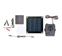 Solar Panel powered Heater, Portable Solar Heater with 60W Solar Powered Warm Air Blower For Chicken Coops, Dog Cat Houses & Small Greenhouse(B)