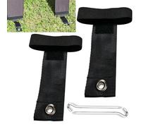 Solar Panel Stake - Solar Panel Mounting Strap & Support - Heavy Duty Portable Stake, Sturdy Outdoor Support Prevents Wind Tipping