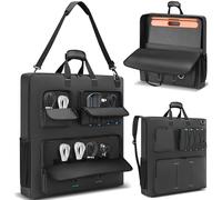 Solar Panel Storage Bag Compatible with Jackery SolarSaga 100W 200W/Anker 100W 200W/Ecoflow 160W 220W/Bluetti 100W 200W, Travel Carrying Case for 2 Battery Panels, Solar Panel Bag with Multiple Pocket