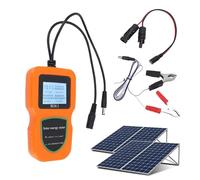 Solar Panel Tester - 12x7cm Portable Circuit Meter, 500W Capacity, Automatic Test Mode, Clear Backlight Display, Durable Build, Battery-Free, Safety Protection | Reliable Solar Energy Monito